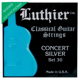 Luthier L-30 snarenset klassiek Concert Silver