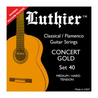 Luthier L-40 snarenset klassiek Concert Gold