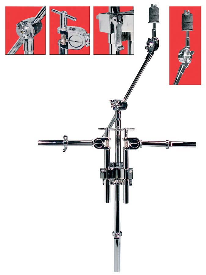 Hayman TTH-20 dubbele tomhouder met bekken arm