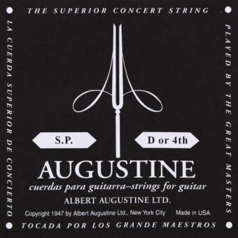 Augustine AUBLK-4 D-4 snaar voor klassieke gitaar