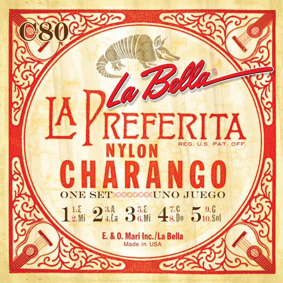 La Bella L-C80 snarenset charangon