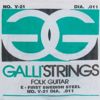 Galli V-021 E-1 snaar voor akoestische gitaar