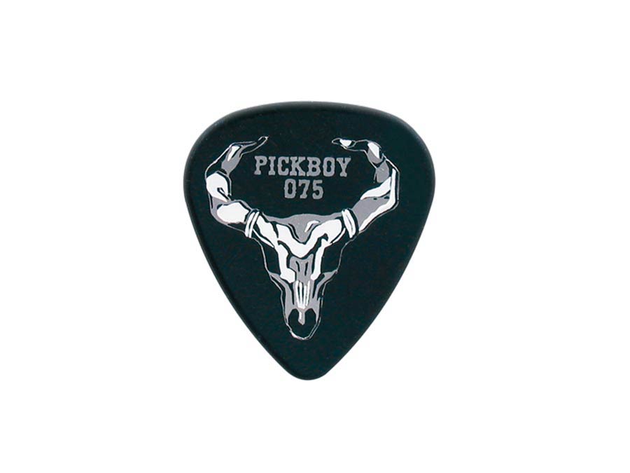 Pickboy GP2145-075 0.75 mm. plectra met "buffalo"-design