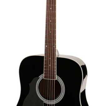 Richwood RD-12L-BK linkshandige akoestische gitaar