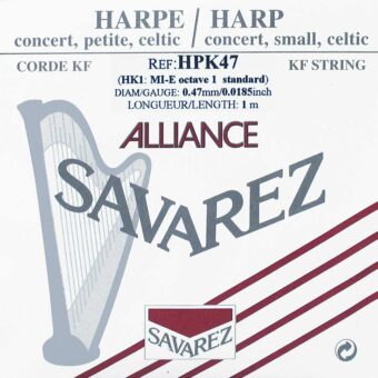 Savarez HPK-47 kleine of concert harp snaar plain KF