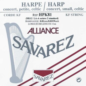 Savarez HPK-81 kleine of concert harp snaar