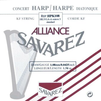 Savarez HPK-108 kleine of concert harp snaar
