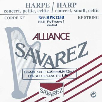 Savarez HPK-125-B kleine of concert harp snaar