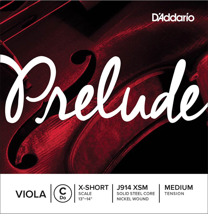 D'Addario J914-XSM altvioolsnaar C-4 extra short