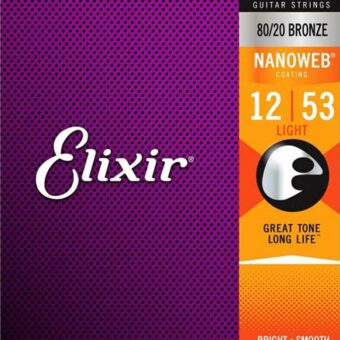 Elixir EL-11052 snarenset akoestisch coated 80/20 bronze