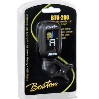 Boston BTU-200 chromatische clip-on tuner (ook G+B+U+V) full colour display