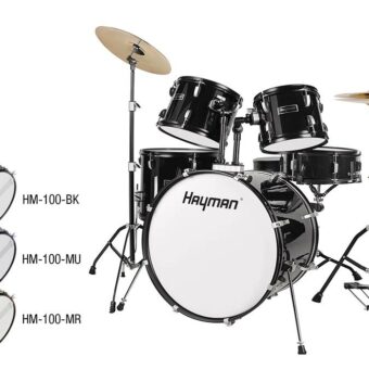 Hayman HM-100-BK 5-delig drumstel