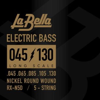La Bella L-RX-N5B snarenset 5-snarige basgitaar