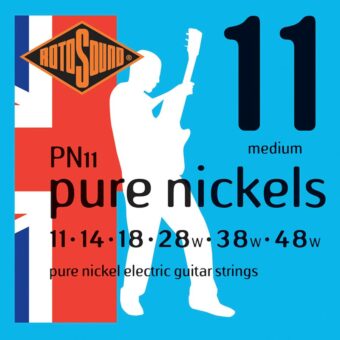Rotosound PN11 snarenset elektrisch pure nickel wound 11-48