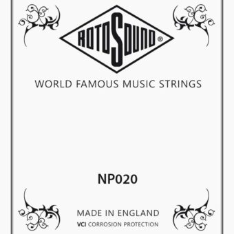 Rotosound NP020 .020 snaar voor elektrische/akoestische gitaar