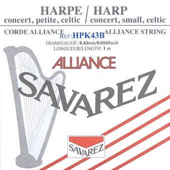 Savarez HPK-43B kleine of concert harp snaar