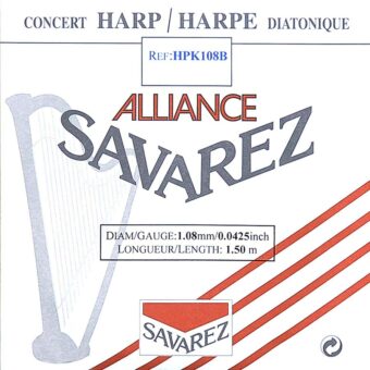 Savarez HPK-108B kleine of concert harp snaar