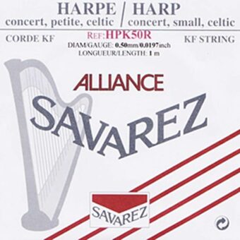 Savarez HPK-50R kleine of concert harp snaar plain KF