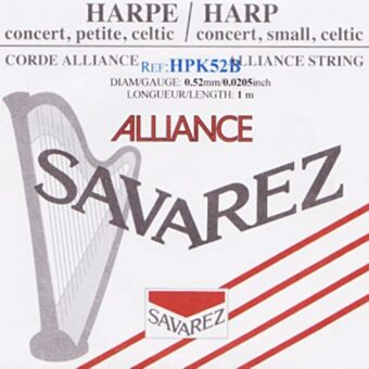 Savarez HPK-52B kleine of concert harp snaar plain KF