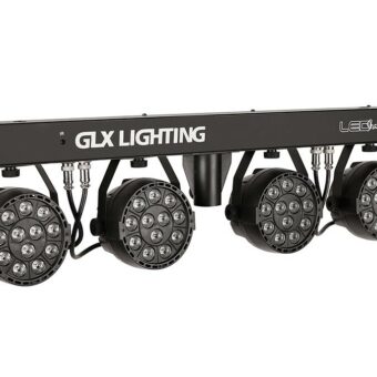 GLX Lighting GLS-412 "LED Stage 4 COMPACT" LED light bar. 4×12 LEDs totaal 48W
