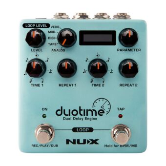 NUX NDD-6 effectpedaal dual delay engine DUO TIME