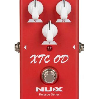 NUX XTC-10 XTC OD "red channel" harmonisch rijke overdrive analoog effectpedaal