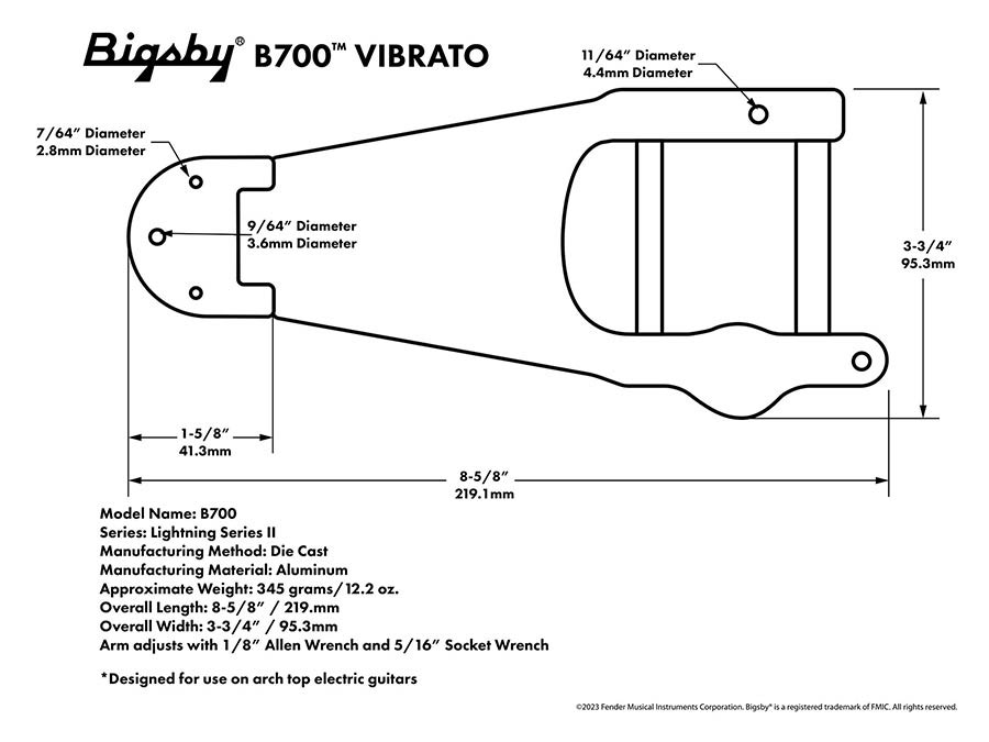 Bigsby B-B700-CH