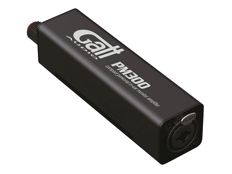 Gatt Audio PM300 compacte persoonlijke in-ear monitorversterker met voeding