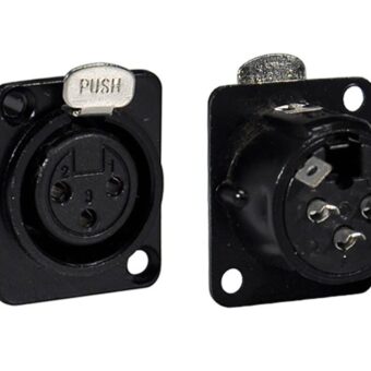 Boston XLR-3FDLBK xlr chassis conn