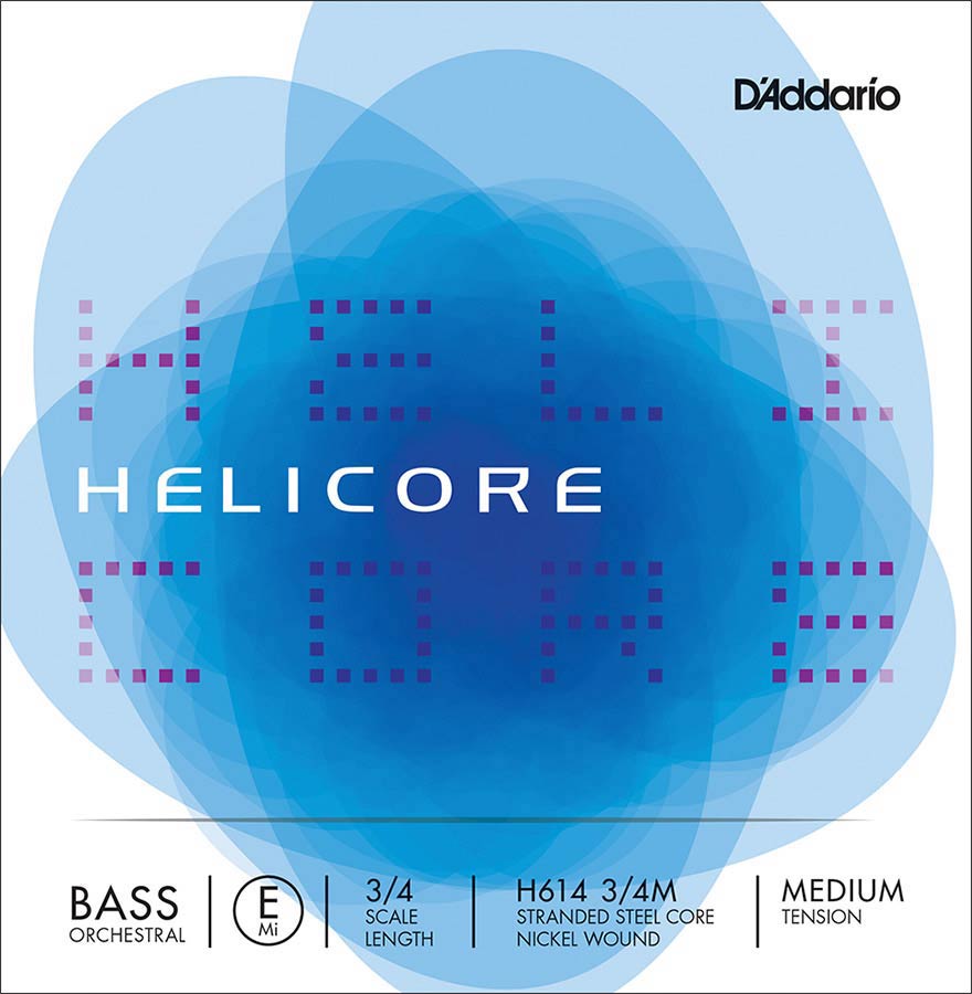 D'Addario H614-34M contrabassnaar E-4 3/4 afbeelding
