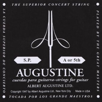 Augustine AUBLK-5 A-5 snaar voor klassieke gitaar