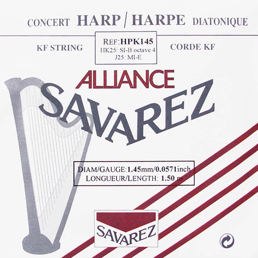 Savarez HPK-145 kleine of concert harp snaar