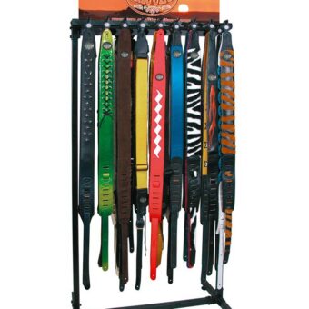 Gaucho GST-DP-180 display stand voor 180 gitaarriemen