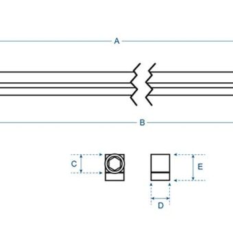 Boston TRO-425-K halspen (truss rod)