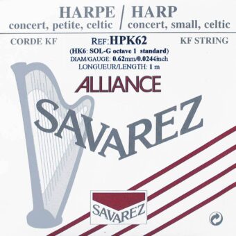 Savarez HPK-62 kleine of concert harp snaar plain KF