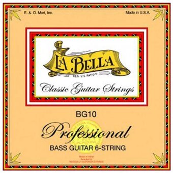 La Bella L-BG10 snarenset 6-snarige basgitaar