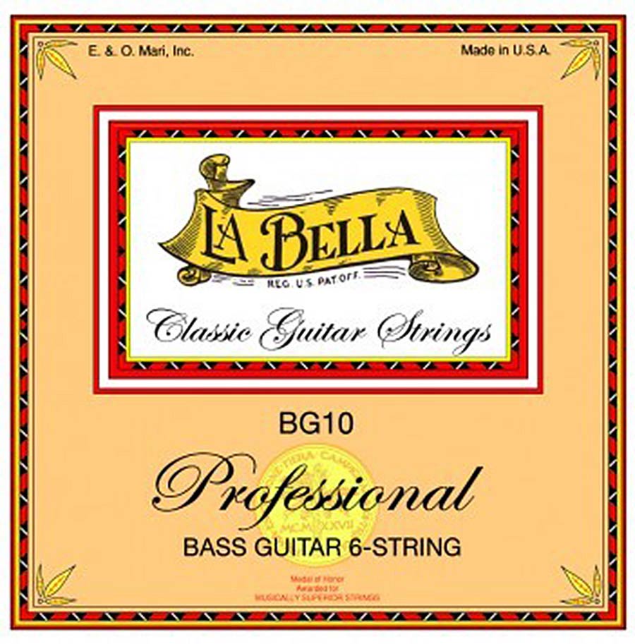 La Bella L-BG10 snarenset 6-snarige basgitaar