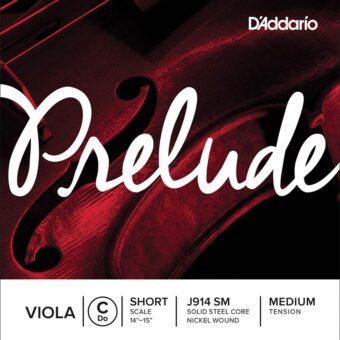 D'Addario J914-SM altvioolsnaar C-4 short