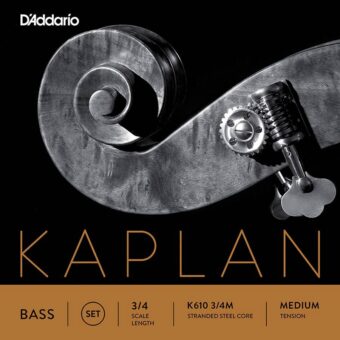 D'Addario K610-34M snarenset contrabas 3/4