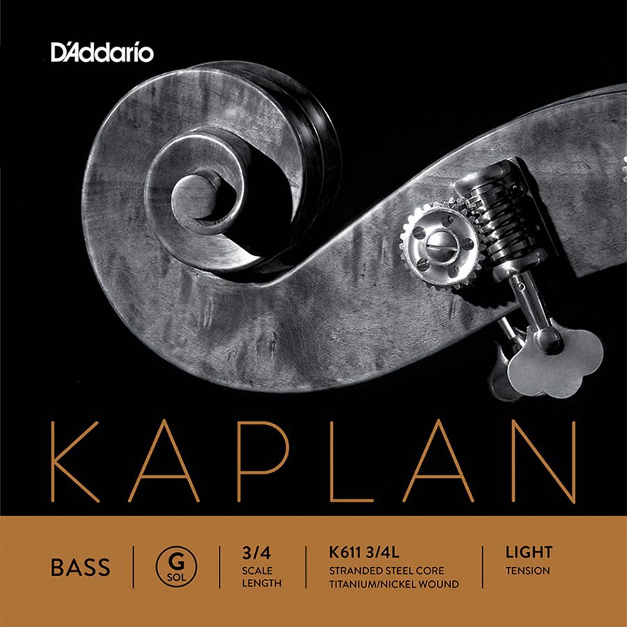D'Addario K611-34L contrabassnaar G-1 3/4