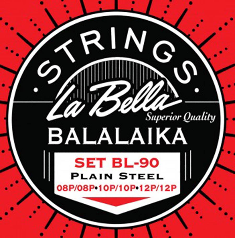 La Bella L-BL90 snarenset balalaika