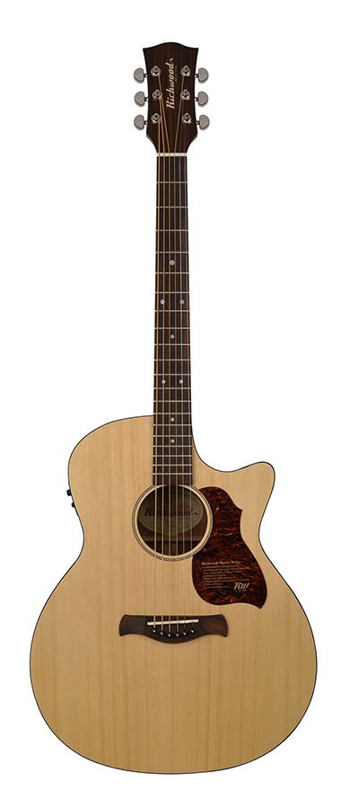 Richwood G-20-CE handgemaakte auditorium gitaar - Afbeelding 3