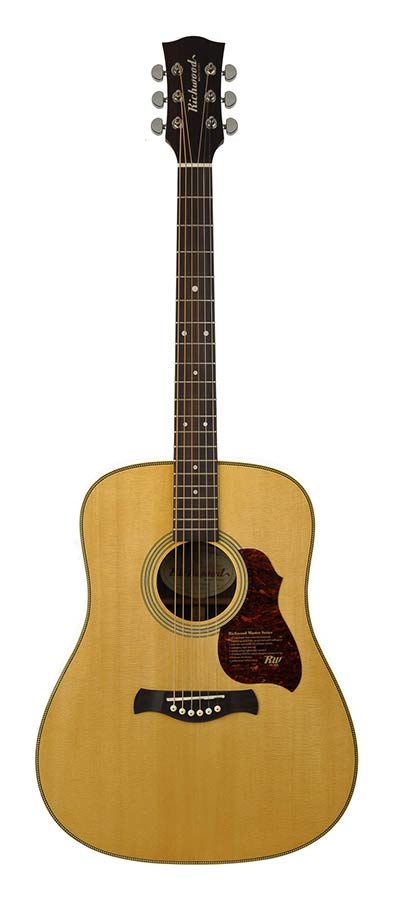Richwood D-65-VA handgemaakte dreadnought gitaar - Afbeelding 3