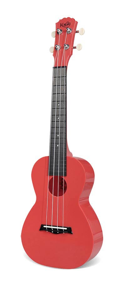Korala PUC-20-RD concert ukelele polycarbonaat