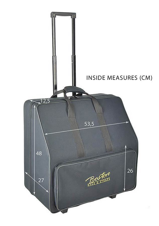Boston AFB-2120-T accordeon trolley softcase met schuim - Afbeelding 6