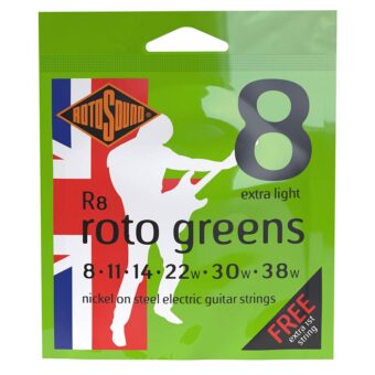Rotosound R8 snarenset voor elektrische gitaar