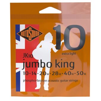 Rotosound JK10 snarenset voor akoestische gitaar