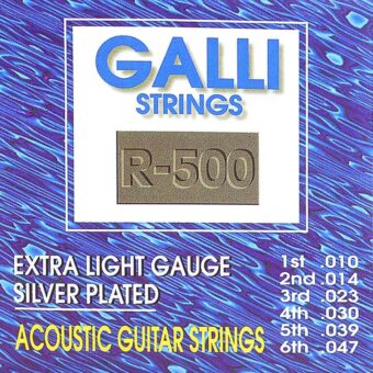 Galli R-500 snarenset voor akoestisch gitaar