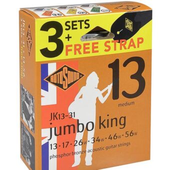 Rotosound JK13-31 3 snarensets voor akoestisch gitaar