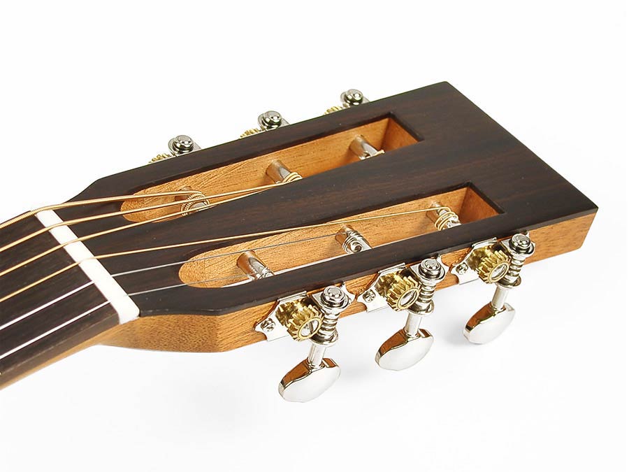 Richwood P-50 handgemaakte parlor gitaar - Afbeelding 4